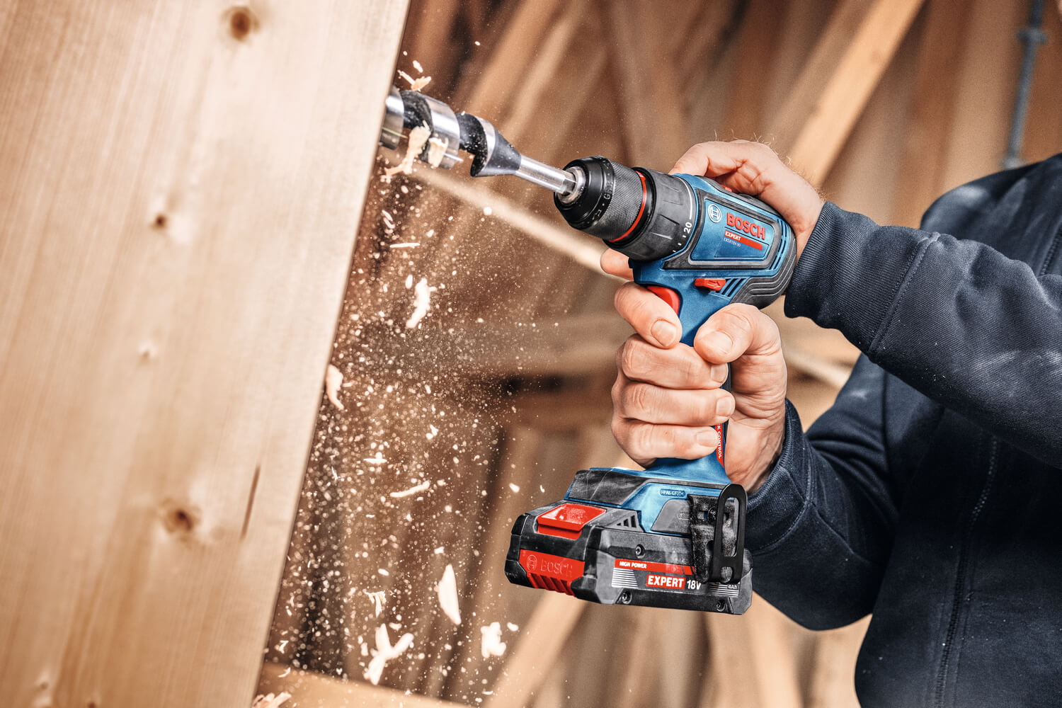 Bosch 18V wkrętarka z KickBack Control